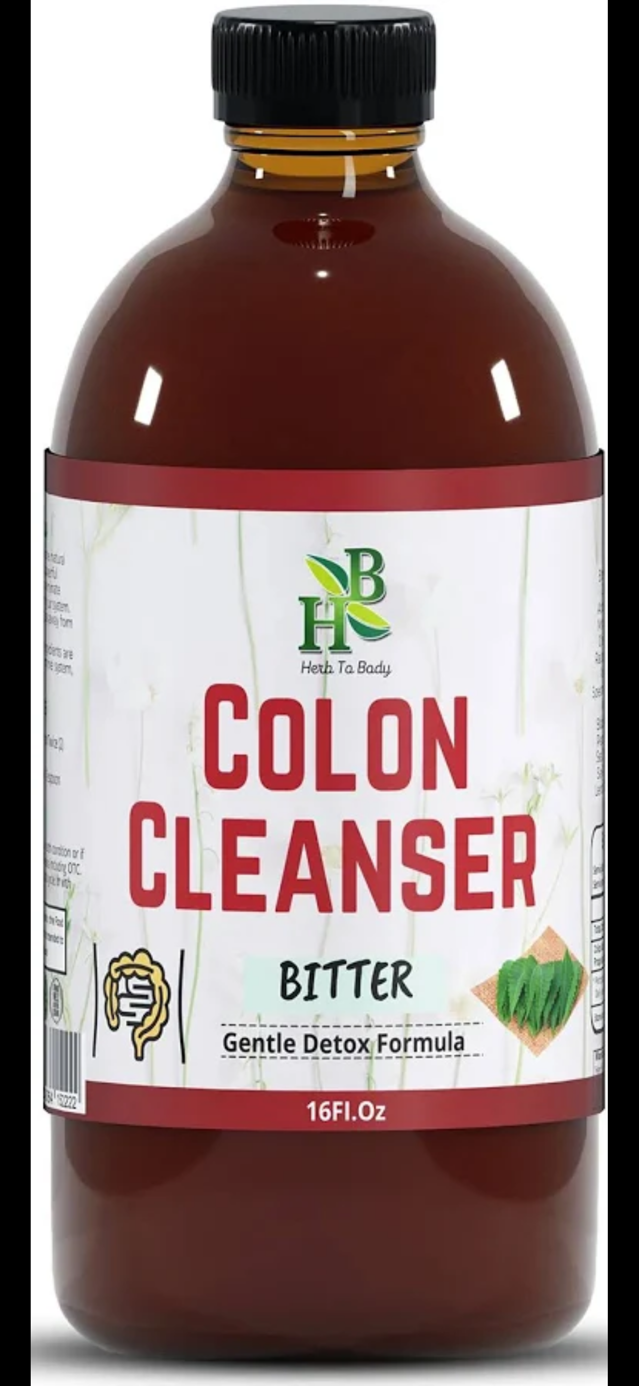 Herb To Body Colon Cleanser Bitters - 16oz
Gentle Detox & Digestive Support